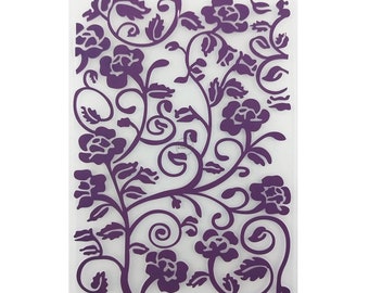 2023 NIEUWE Bloemen Bladeren Achtergrond Embossing Mappen voor Scrapbooking Papier Album Kaarten Maken Benodigdheden 3D Plastic Stencils Ambachten
