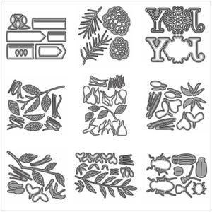 29 Design Blumen Tiere Metall Stanzformen für Kartenherstellung Papier Präge Stanzen Sets Album 2024 Neue Vorlagen Schablonen