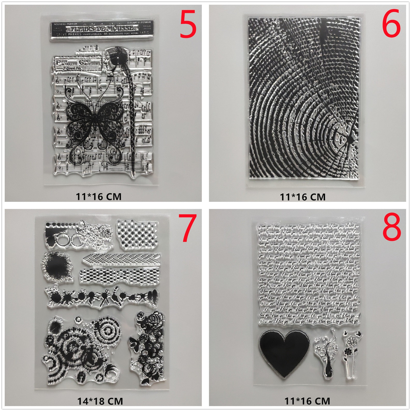 26 Design 2022 Flowers and Birds Clear Stamps DIY Scrapbooking Craft ...