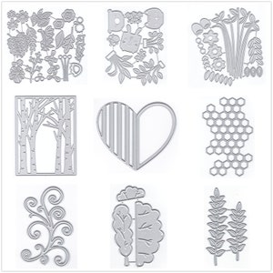 29 plantillas de corte de metal con diseño de flores para muebles, para hacer tarjetas, troqueles de papel para repujado, álbumes, 2024, nuevas plantillas