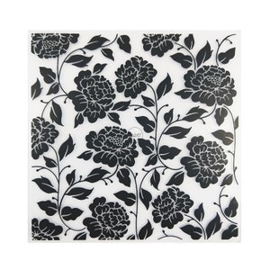 2023 nuevas flores fondo de carpetas en relieve para papel de álbum de recortes suministros para hacer tarjetas plantillas de plástico 3D manualidades