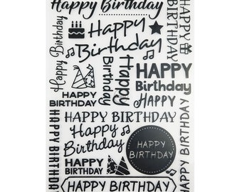 2023 NOWE Tło Urodzinowe Tłoczone Foldery Do Scrapbookingu Papieru Album Karty Materiały Do Tworzenia 3D Plastikowe Szablony Rzemiosła