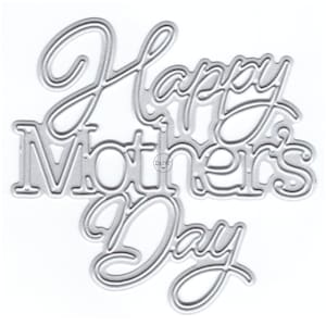 DzIxY Gelukkige Moederdag Metalen Stansmessen voor Kaarten Maken Papier Embossing Die Cuts Sets Album Ambachten 2023 Nieuwe sjablonen Stencils