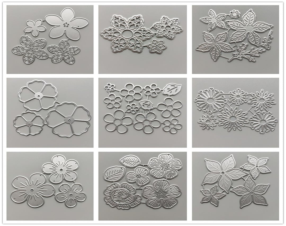 26 Design Flowers Metal Cutting Dies • 2022 NEW Die Cuts for Cards ...