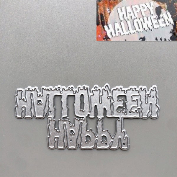 2022 NEW Happy Halloween Metal Cutting Dies For Card Making Embossing Paper Photo Album Stamps Crafts Templates Mould Stencils