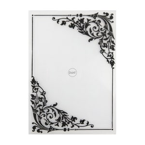 2023 nouveaux dossiers de gaufrage de toile de fond de potins pour le scrapbooking cartes d'album papier faisant des fournitures 3D pochoirs en plastique artisanat