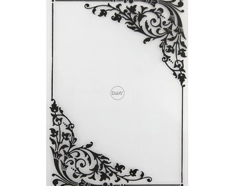 2023 NOWE Tło Gossip Tłoczenie Foldery do scrapbookingu Papier Album Karty Materiały do tworzenia 3D Plastikowe szablony Rzemiosło