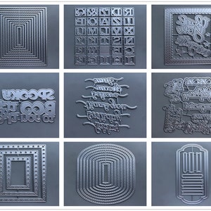 28 Design Palavras em inglês Moldes de corte de metal • 2022 NOVOS moldes de corte para fazer cartões • Moldes de corte de relevo DIY • Estênceis de papel para scrapbooking