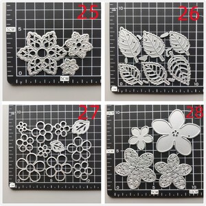 29 Design Flowers Leaves Metal Cutting Dies • 2022 NEW Die Cuts for ...