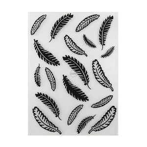Dossiers de gaufrage de plumes, pour Scrapbooking, cartes d'album en papier, fournitures de fabrication, pochoirs en plastique 3D, artisanat, nouvelle collection 2023