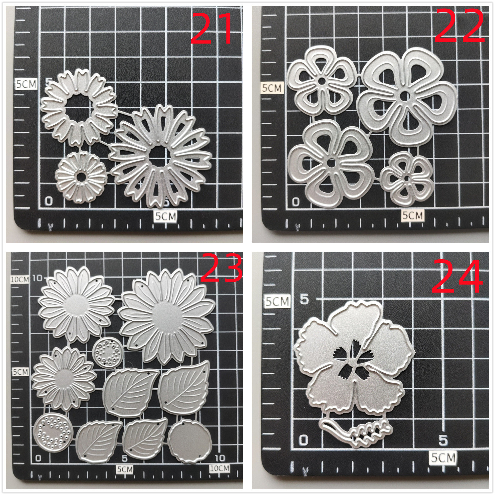 25 Design Combination Flowers Metal Cutting Dies • 2022 NEW Die Cuts ...