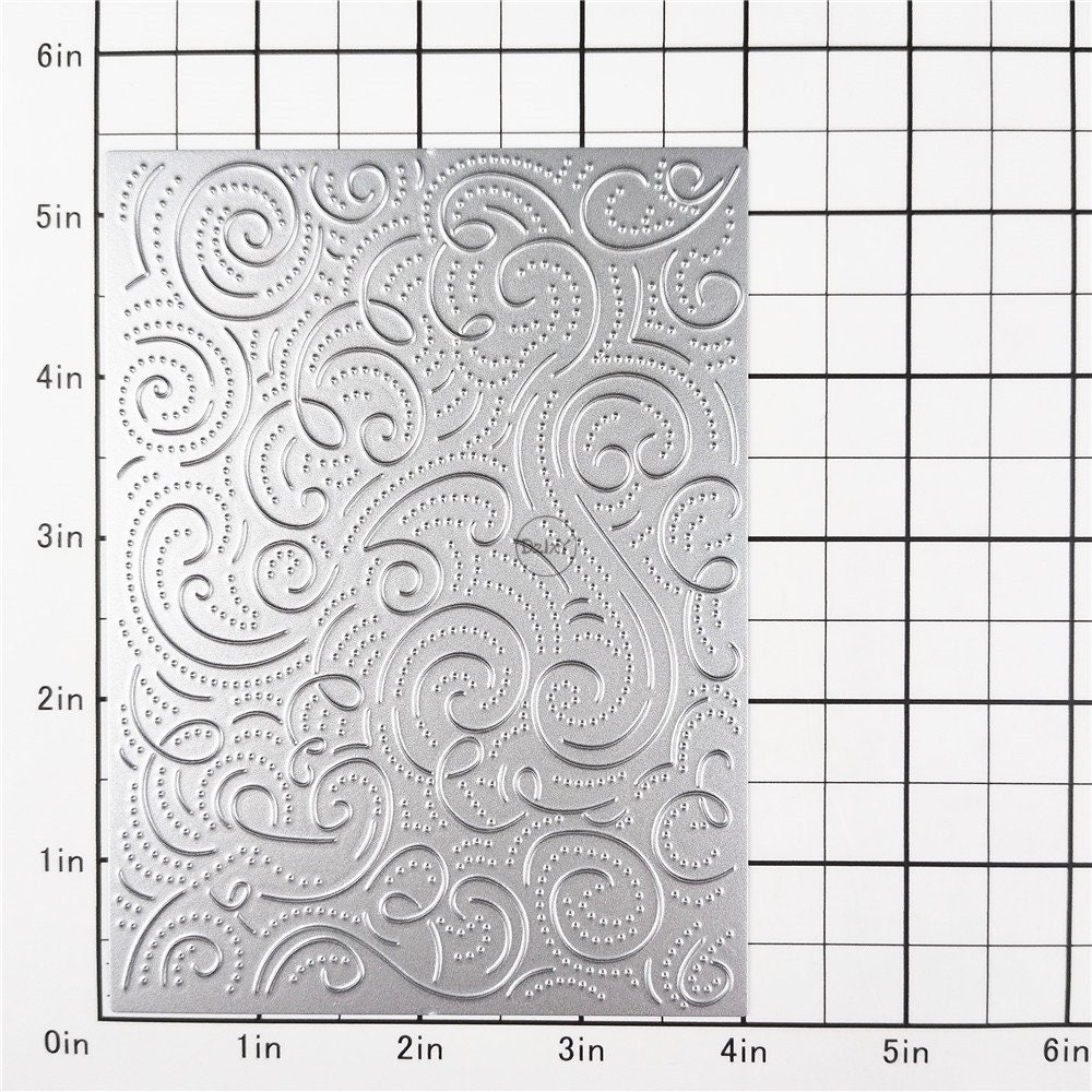 Dzixy Flower Background Metal Cutting Dies for Card Making Paper ...
