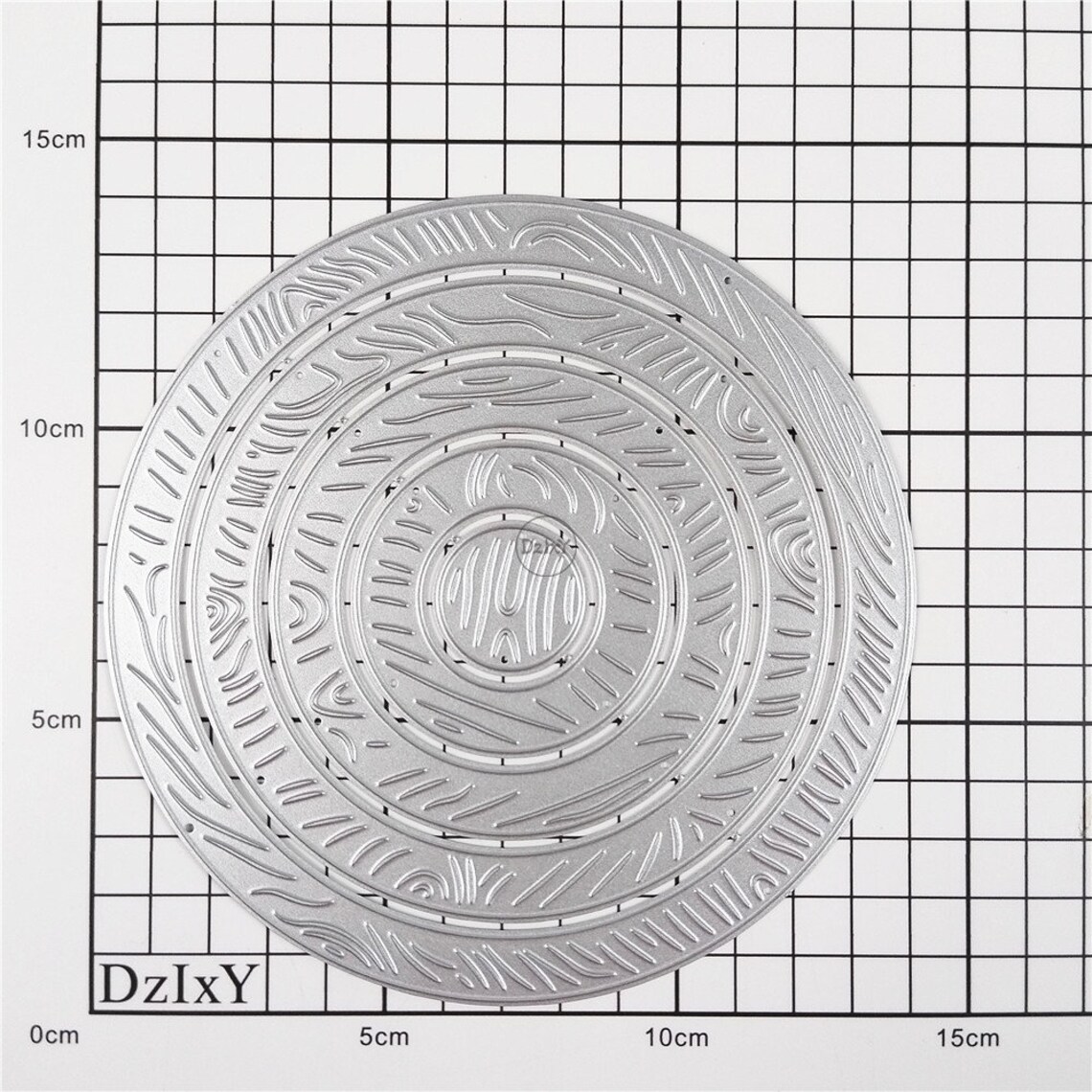 Dzixy Circular Background Metal Cutting Dies for Card Making Paper ...