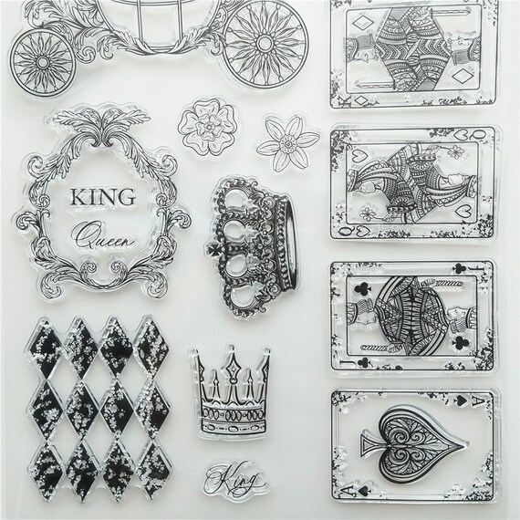 Set Fustelle In Metallo E Timbri In Silicone Per Scrapbooking - Forma Composita 8x14 Cm - Fai Da Te E Goffratura - 3