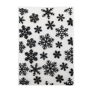 2023 nouveaux dossiers de gaufrage de toile de fond de flocons de neige pour Scrapbooking papier Album cartes faisant des fournitures 3D pochoirs en plastique artisanat