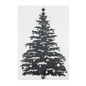 Carpetas en relieve para fondo de árbol de Navidad, papel de álbum de recortes, confección de tarjetas, suministros, plantillas de plástico 3D para manualidades, novedad de 2023