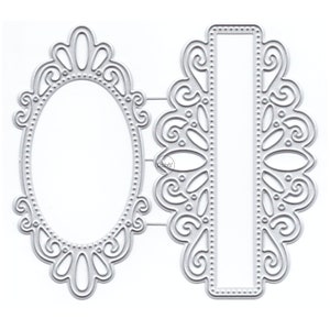 DzIxY Lace Bordüren Metallstanzschablonen für Kartenherstellung Papier Prägung Stanzen Sets Album Crafts 2023 Neue Vorlagen Schablonen