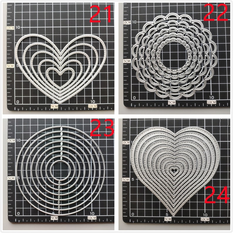 29 Design 2022 NEW Heart Border Metal Cutting Dies DIY Scrapbooking ...