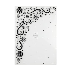 2023 NEW Snowflakes Backdrop Embossing Folders for Scrapbooking Paper Album Cards Making Supplies 3D Plastic Stencils Crafts