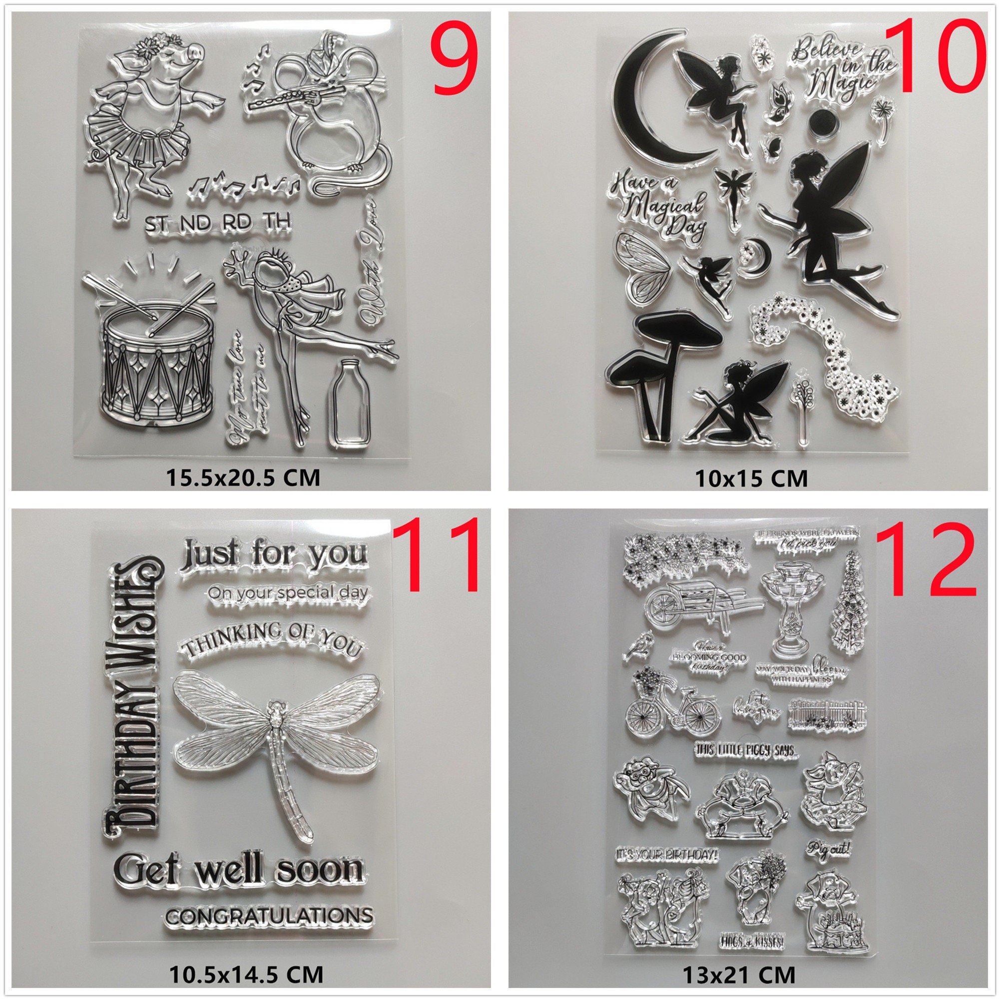 26 Design 2022 NEW Animals Clear Stamps DIY Scrapbooking Craft Supplies ...