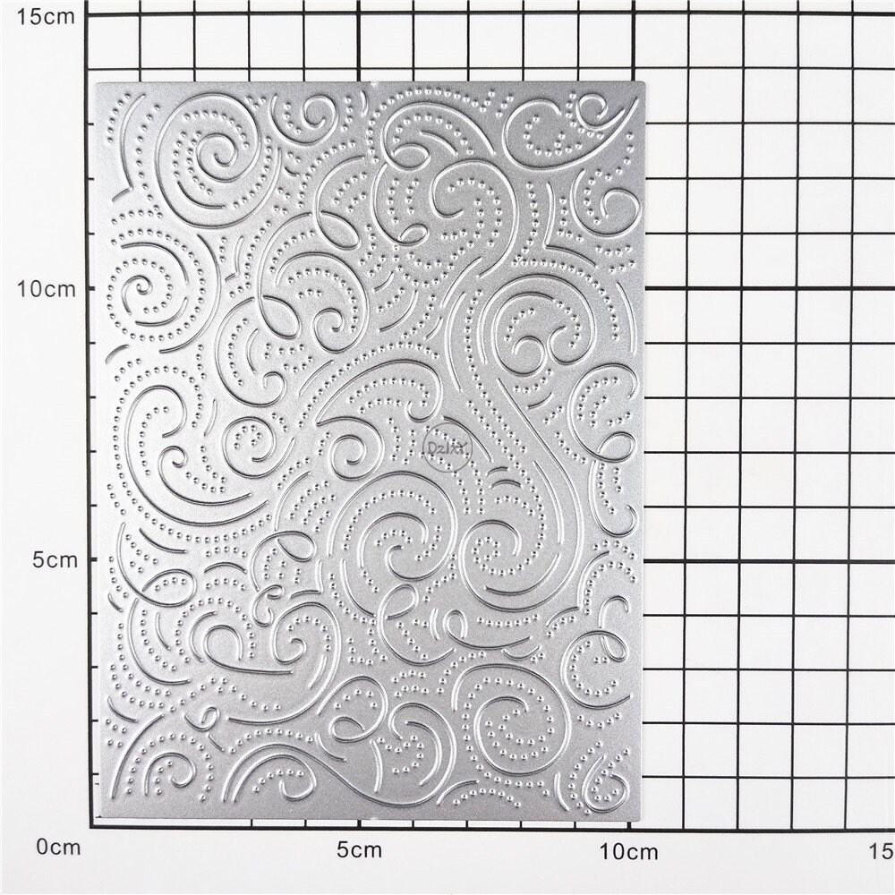 Dzixy Flower Background Metal Cutting Dies for Card Making Paper ...
