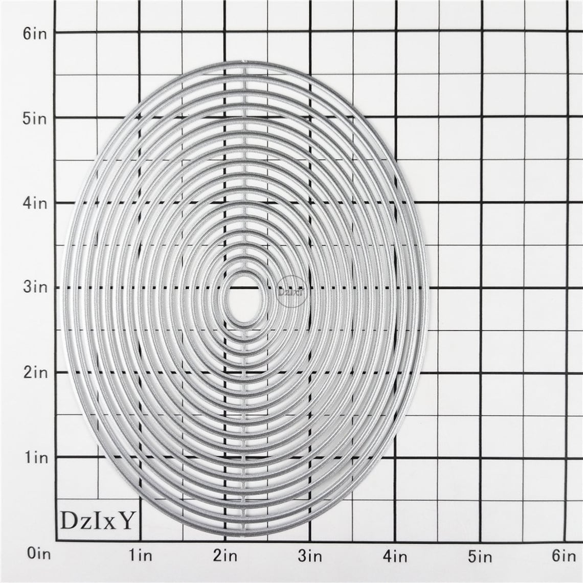 Dzixy Oval Border Metal Cutting Dies for Card Making Paper Embossing ...