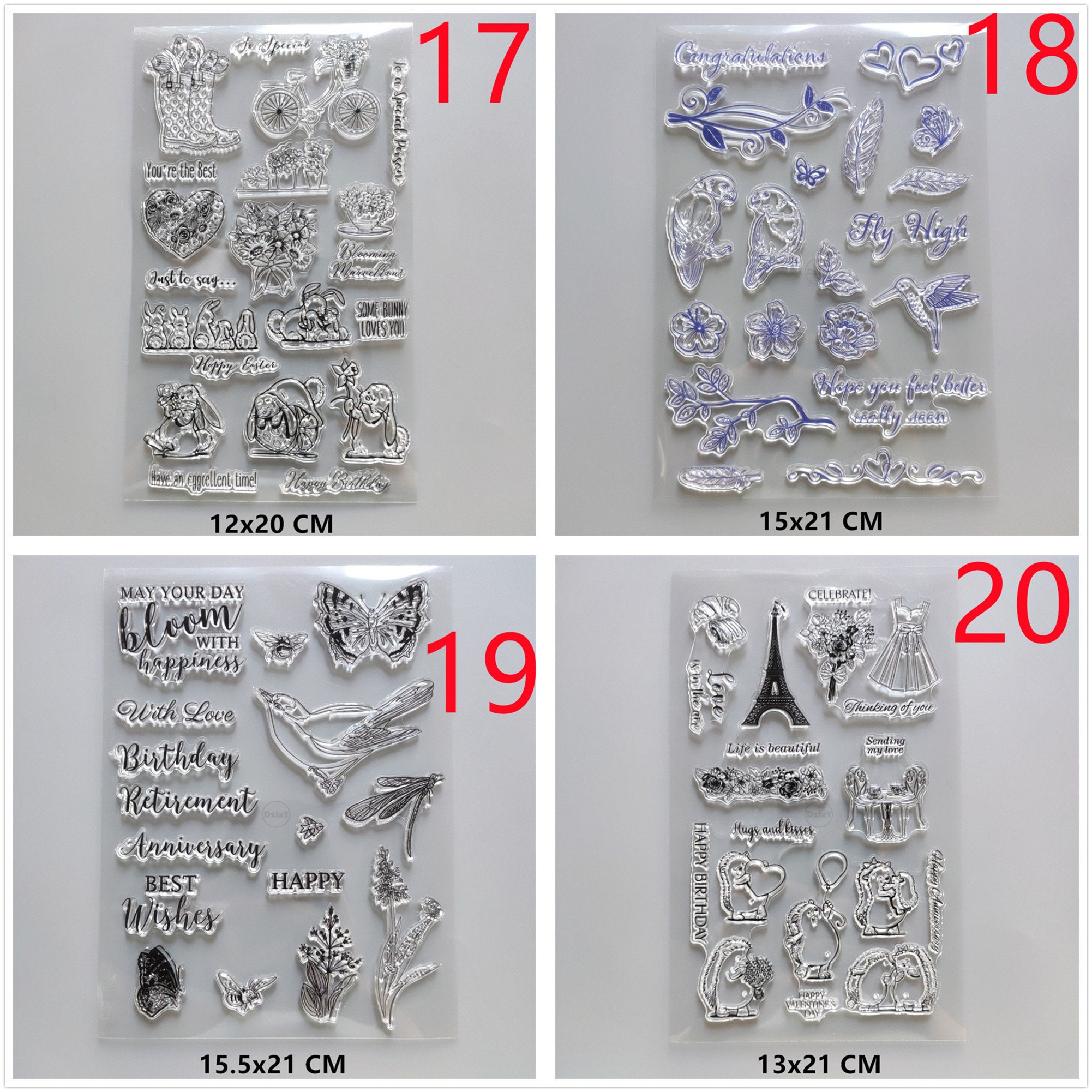 26 Design 2022 NEW Animals Clear Stamps DIY Scrapbooking Craft Supplies ...