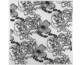 2023 NIEUWE Bloemen Achtergrond Embossing Mappen voor Scrapbooking Papier Album Kaarten Maken Benodigdheden 3D Plastic Stencils Ambachten