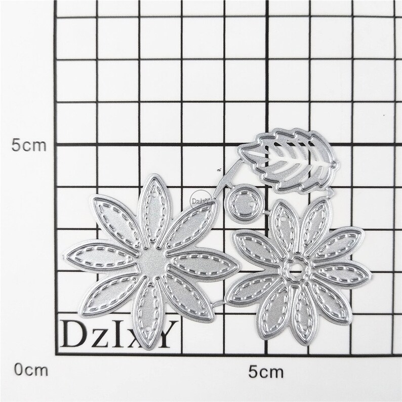 Dzixy Combination Flowers Metal Cutting Dies for Card Making Paper ...