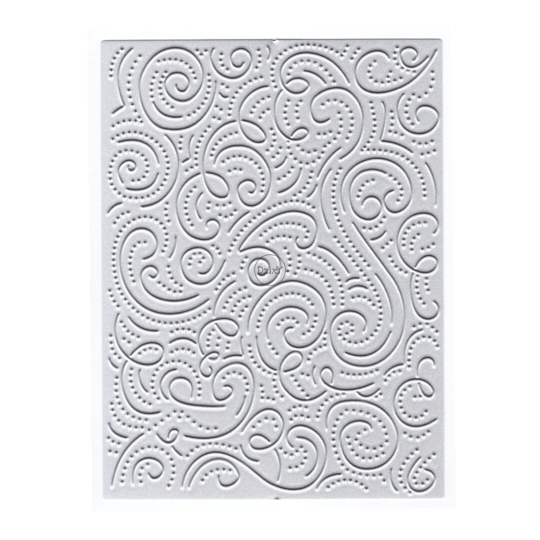 Dzixy Flower Background Metal Cutting Dies for Card Making Paper ...
