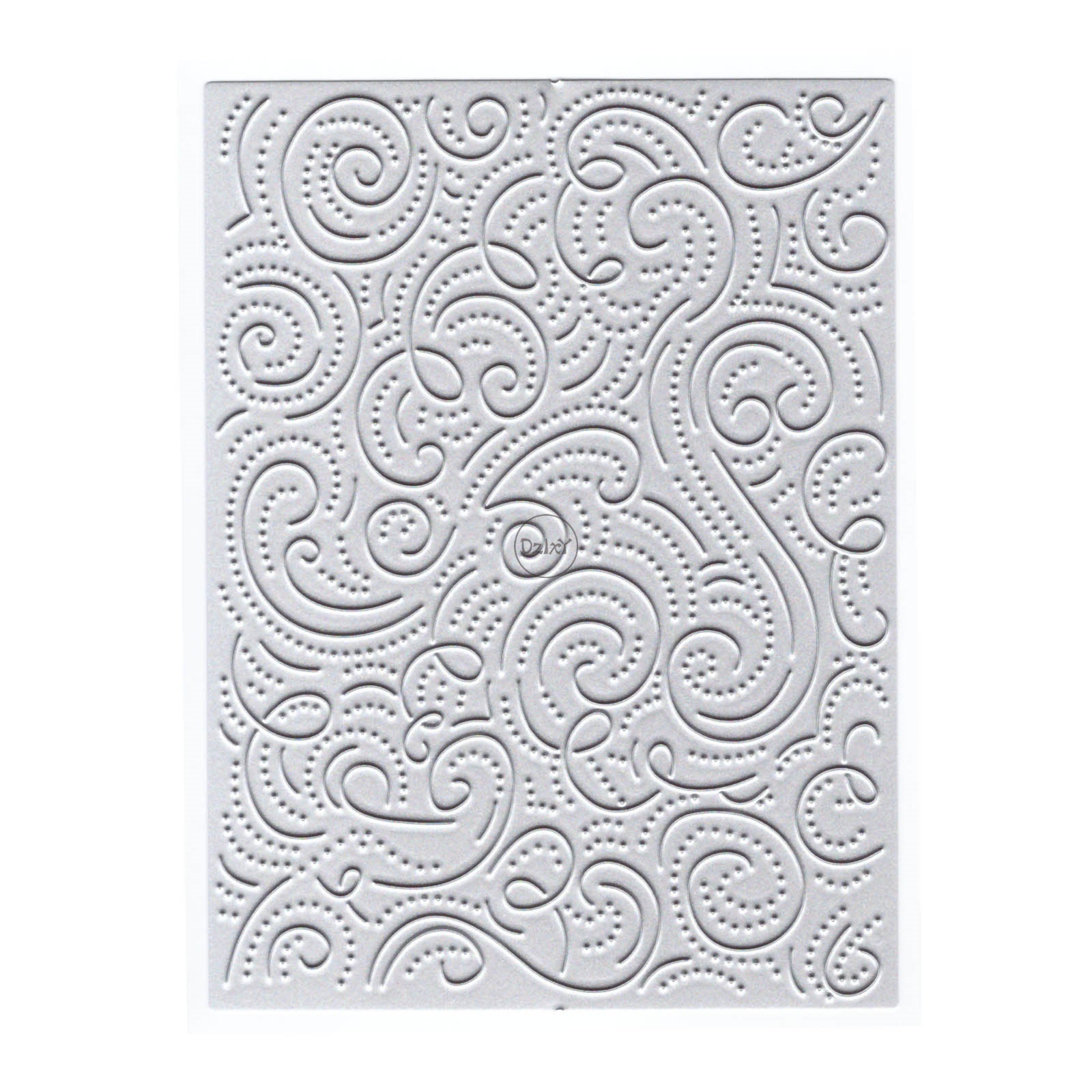 Fustelle in metallo con foglie di fiori, stencil per goffratura, per