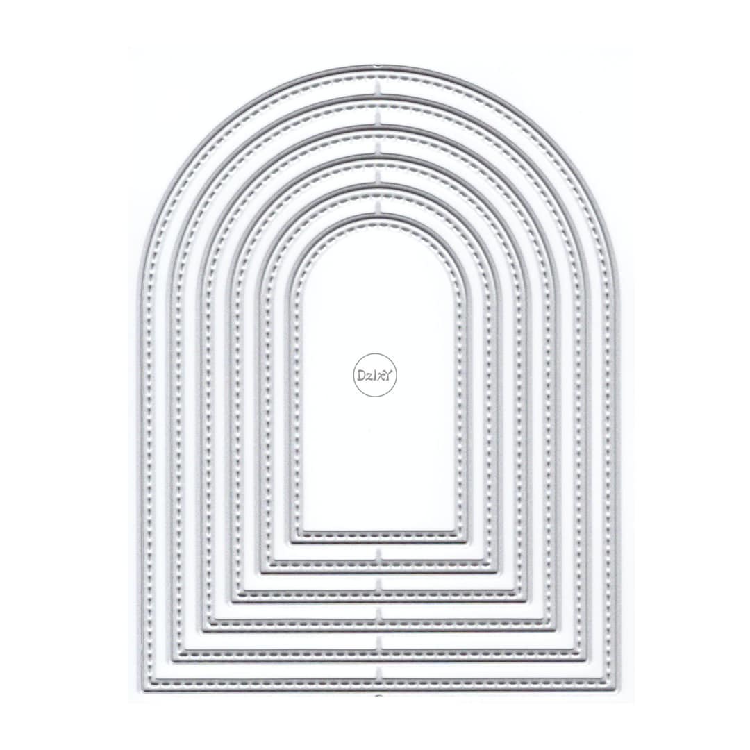 DzIxY Irregular Lace Border Metal Cutting Dies – Card Making & Scrapbook Embossing Kit With Storage
