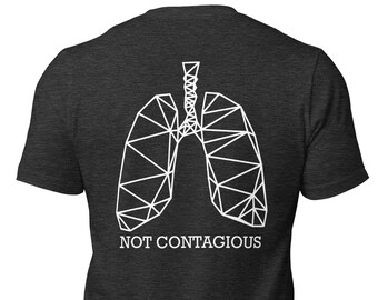 Cystic Fibrosis Shirt, Lungs and Pulmonary Awareness Apparel