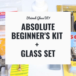 Stained Glass DIY Budget Kit | Absolute Beginner&#39;s Kit + Glass Set