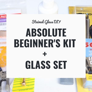 Stained Glass DIY Budget Kit | Absolute Beginner's Kit + Glass Set