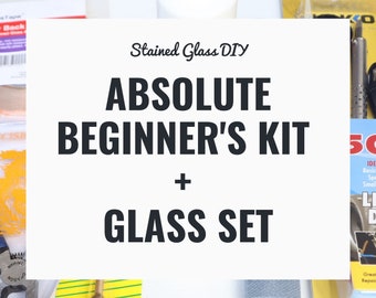 Stained Glass DIY Beginner's Kit + Glass Set