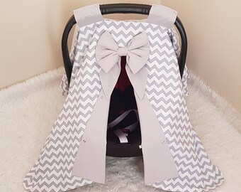 Babyskyddssufflett, Babyskyddsöverdrag, Grå färg Babyskyddssufflett, Babyskyddsöverdrag Babyshower-present för pojke och flicka