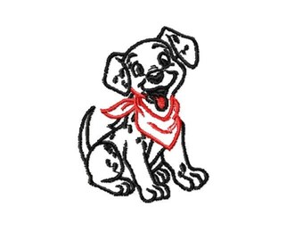 Dog Embroidery Designs - Dog Embroidery Design Machine Embroidery Pattern - Puppy Embroidery File - Instant Download - 5 Size