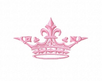 Diseños de bordado de corona - Patrón de bordado de máquina de diseño de bordado de corona - Archivo de bordado de corona - Descarga instantánea