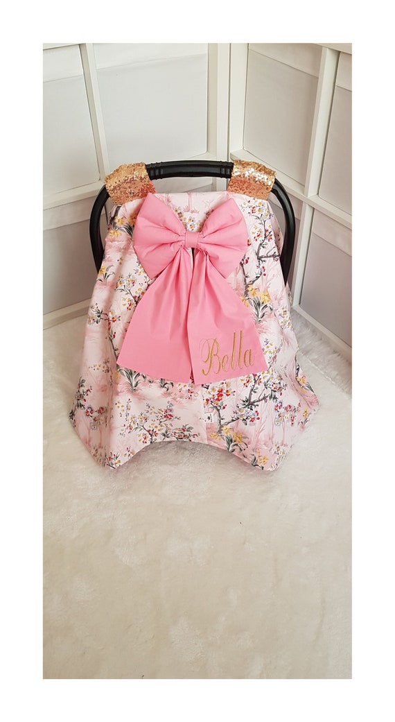 Personalized carseat canopy online