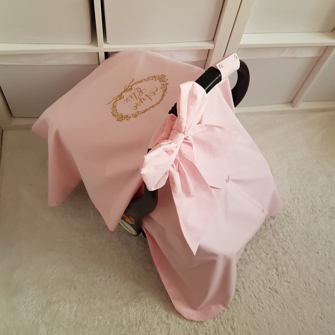 Baby Car Seat Cover Girl / Personalized Baby Carseat Cover Etsy