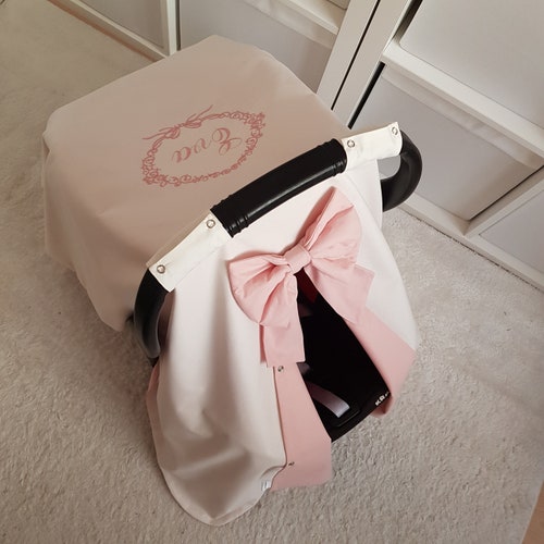 Car Seat Canopy Cover Baby Girl and Boy Single Layered Beige Etsy