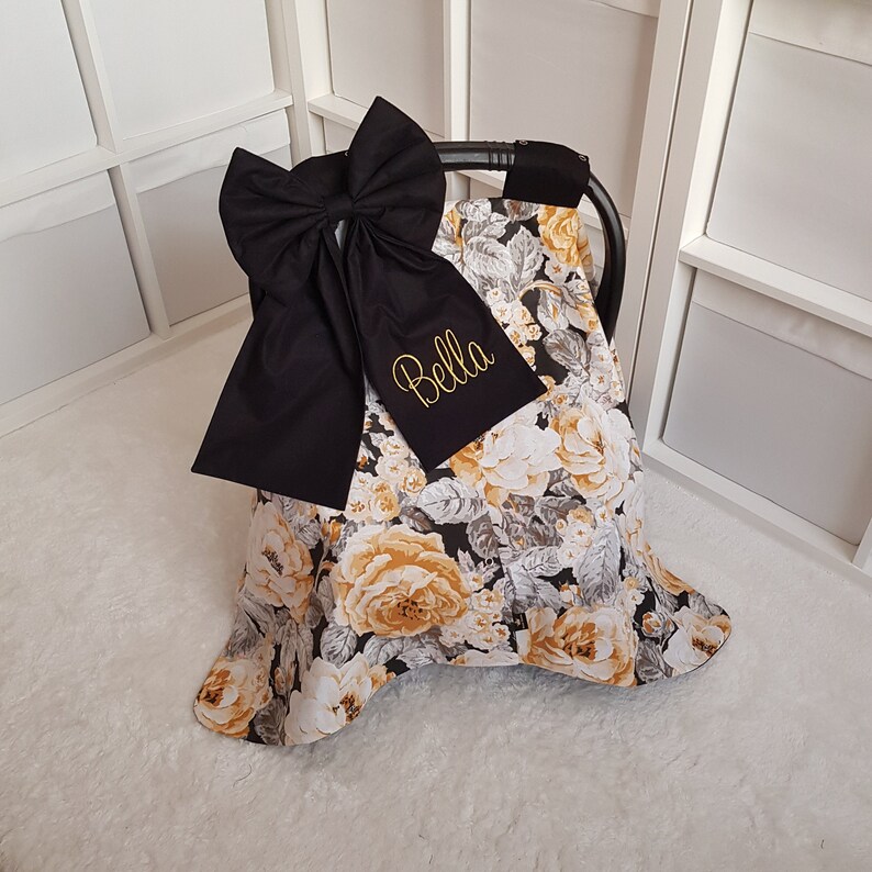 Baby Car Seat Cover / Name Embroidery / Personalized / Baby Etsy