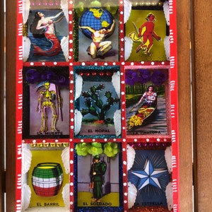 Loteria Shadow Box and Diorama