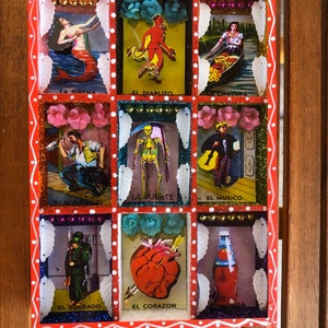 Loteria Shadow Box and Diorama