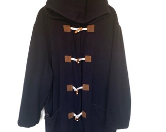vintage simplicity s39 boys and girls duffel coat in two lengths with attached hood 1960s size 8