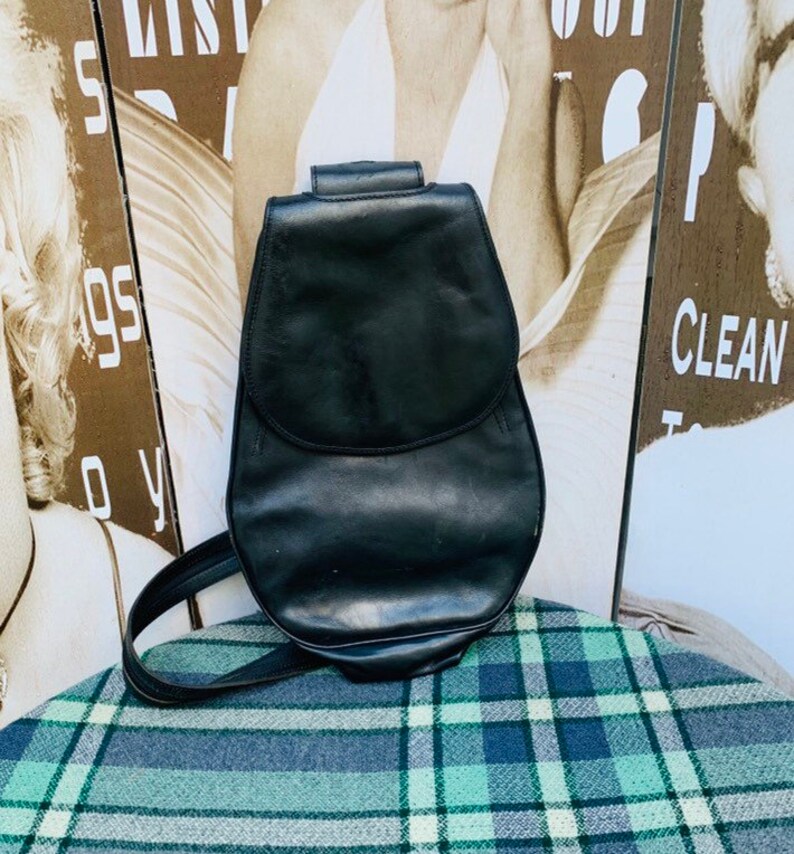 ladies leather rucksack bag