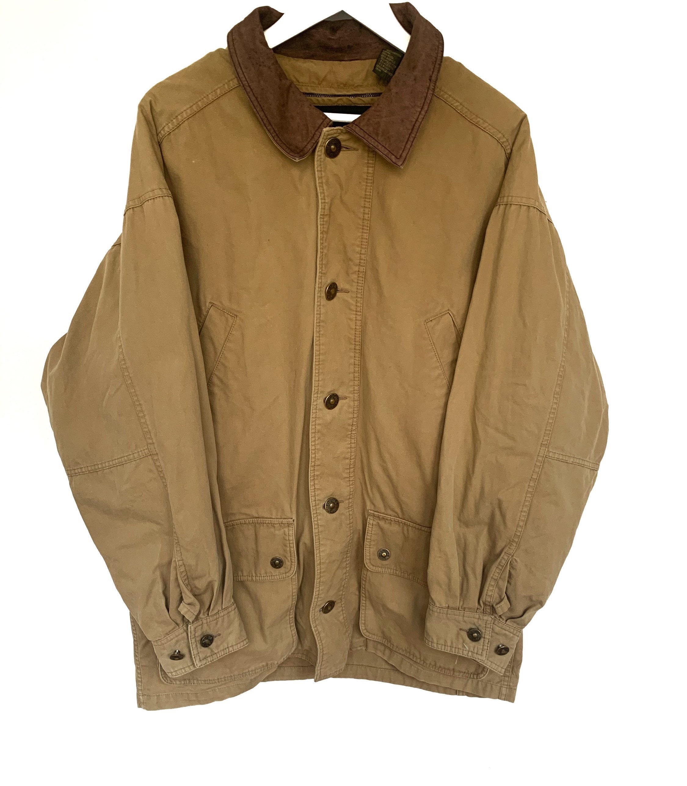 Mens Vintage Timberland Jacket Brown Chore Work Leather | Etsy
