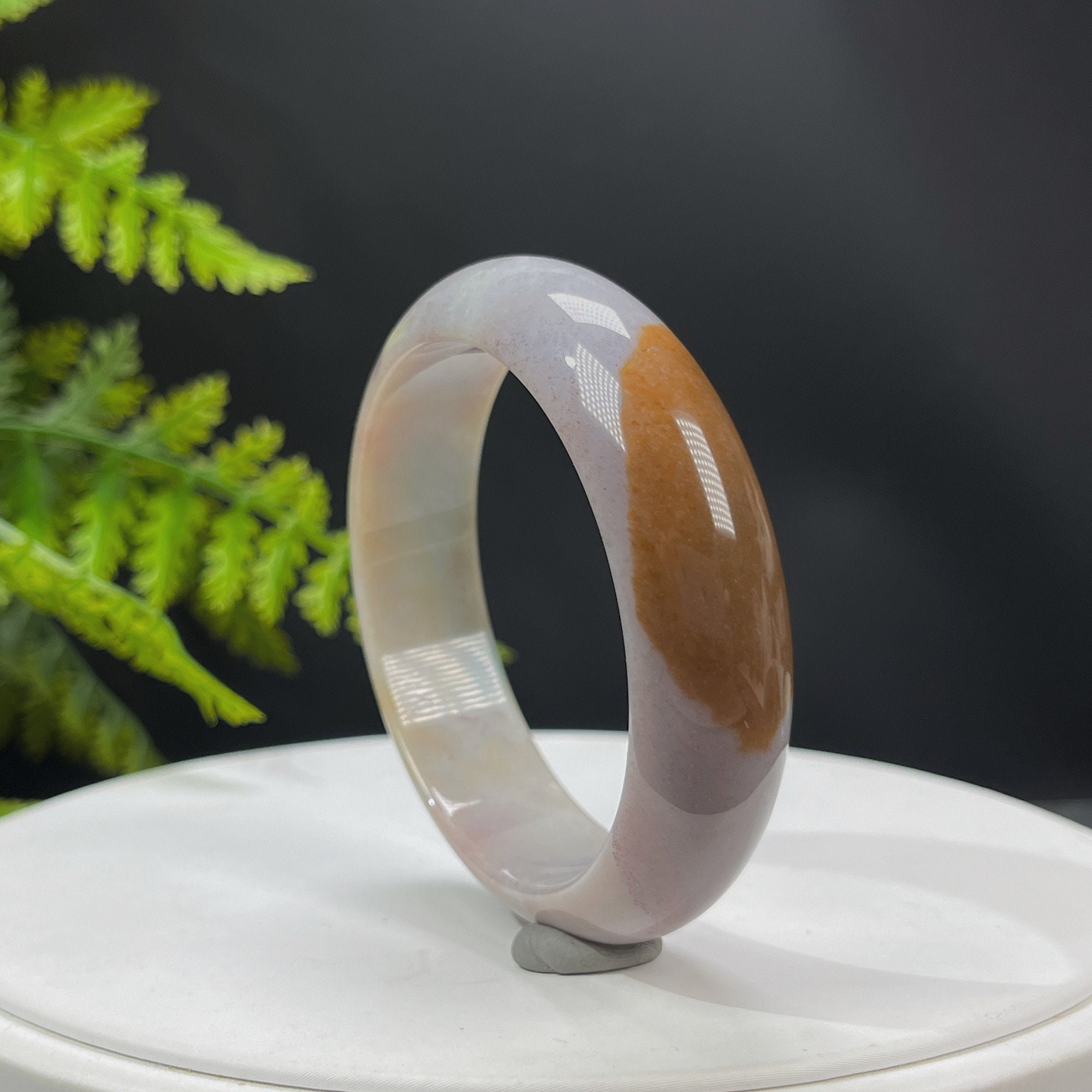 ユニークなオーシャンジャスパーバングル 53 MM アイシーオールド 