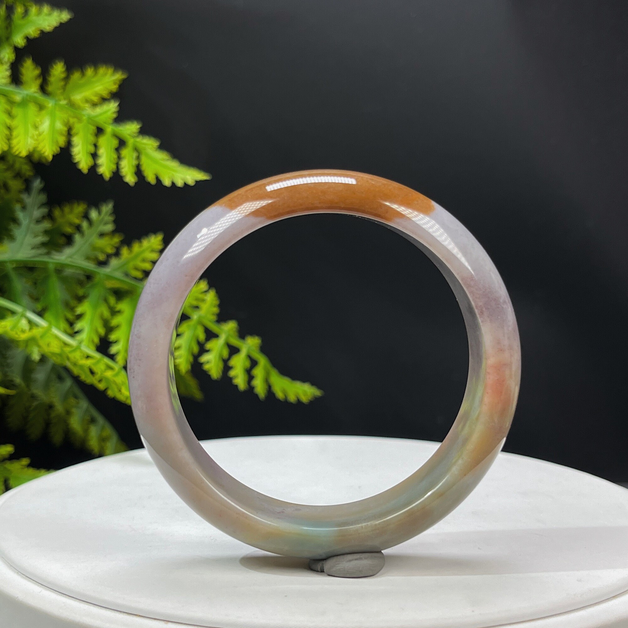 ユニークなオーシャンジャスパーバングル 53 MM アイシーオールド 